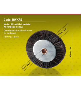 Bánh xe lông Master BWKR2 - 60mm