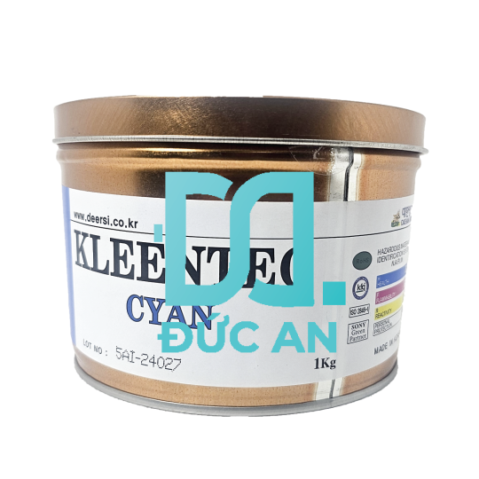 Mực Kleentec xanh Cyan
