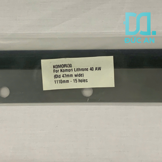 Lưỡi rửa máng mực cán thép KOMORI30 (For Komori Lithrone 40 AW)
